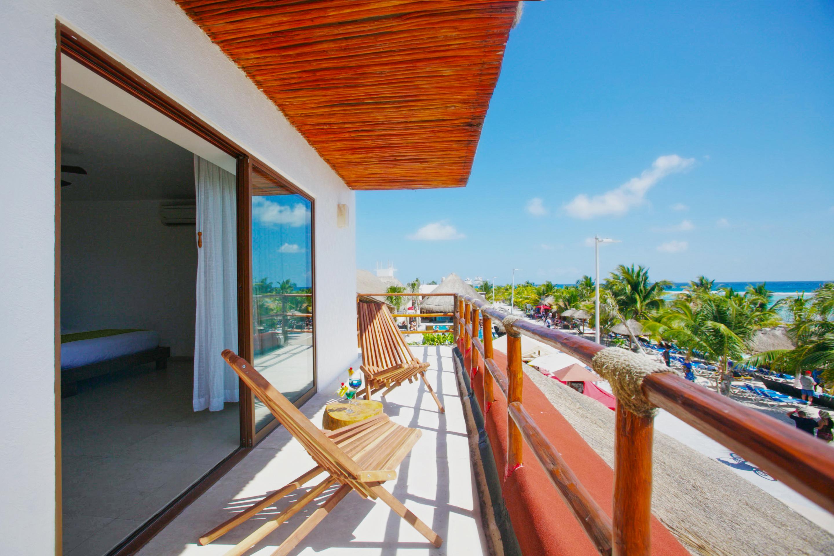 Quinto Sole Hotel Mahahual Exterior foto